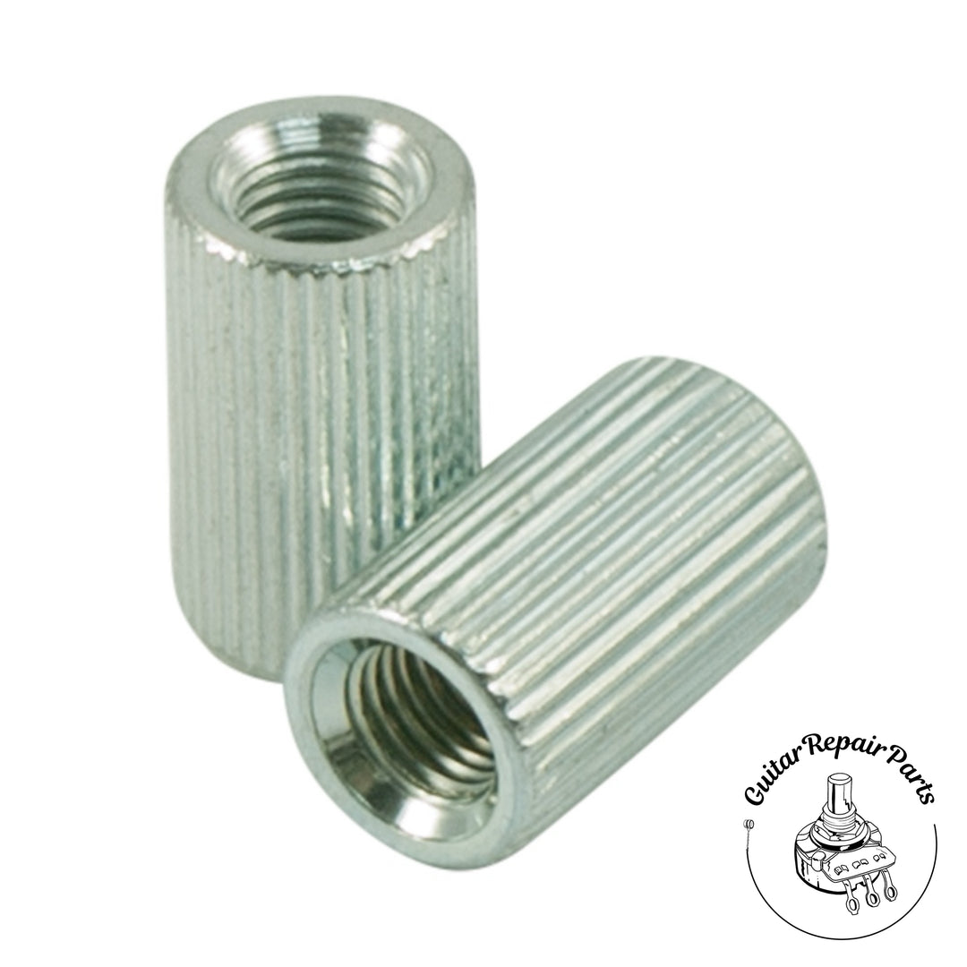 Stop Tailpiece Anchor Bushing Set, 5/16-24, Fine Knurl - Zinc