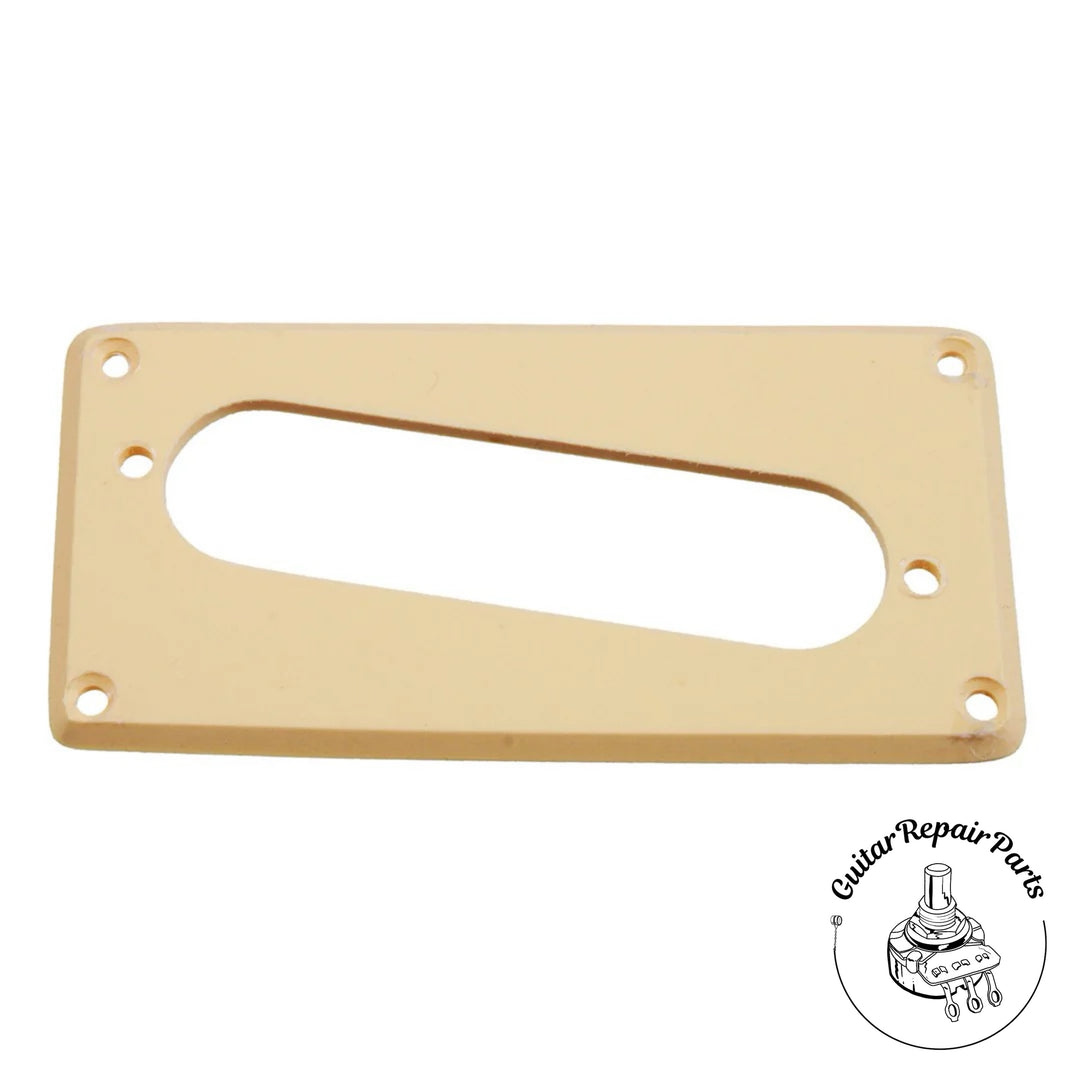 Plastic Humbucking to Single Coil Pickup Conversion Ring - Cream