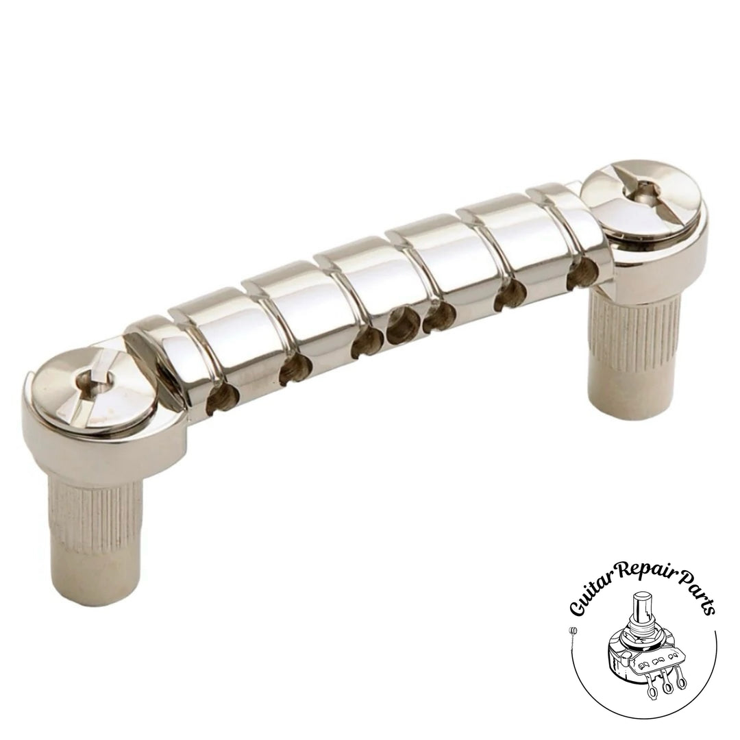 Goldo "Wrapper" Top-Wrapping Stop Tailpiece - Nickel