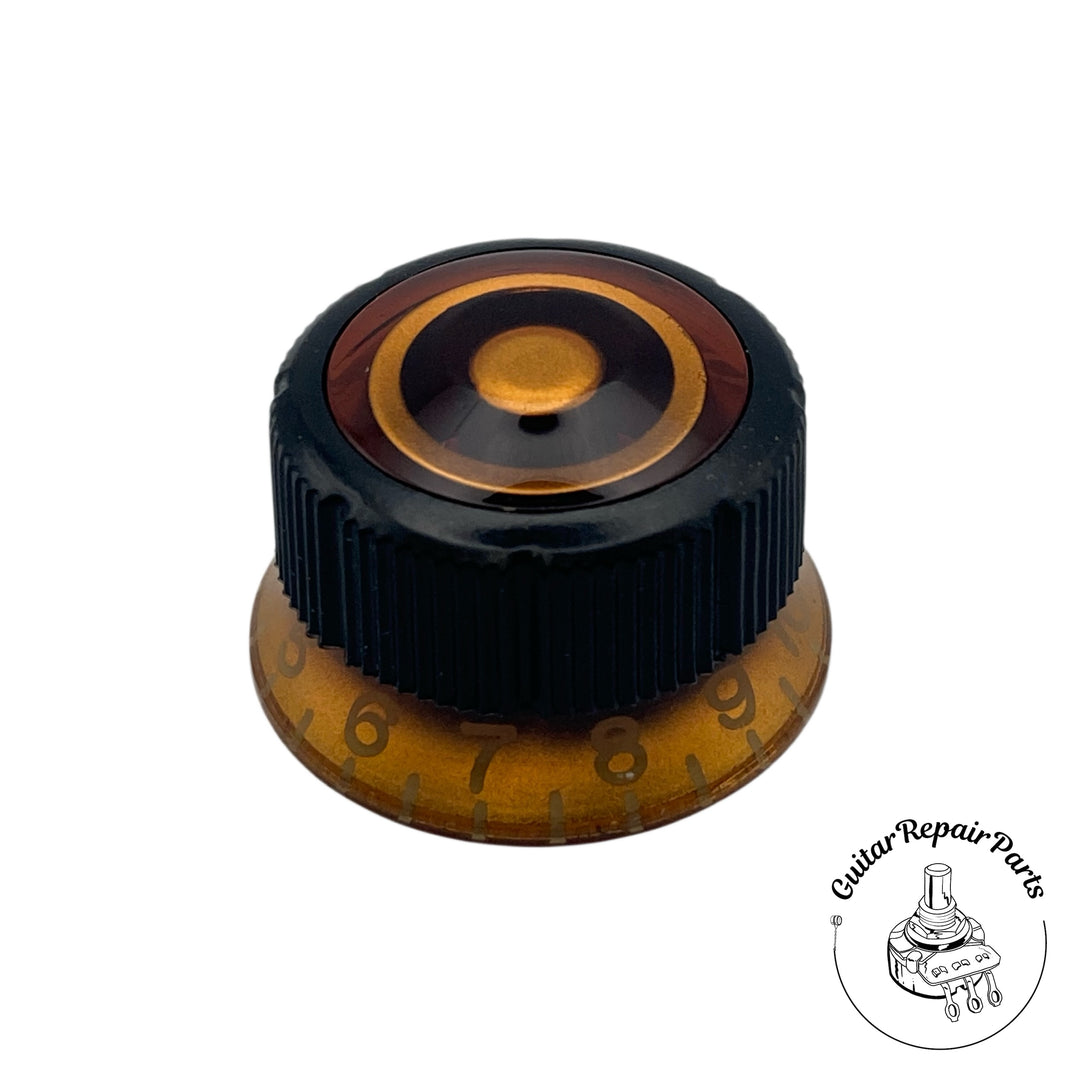 Ibanez Sure Grip III Plastic Speed Knob 4KB3XA0012 (1 pc) - Deep Honey