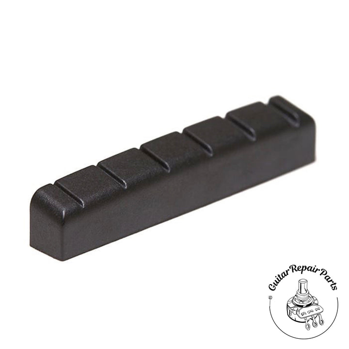 Graph Tech PT-6643-00 Black TUSQ XL Slotted Nut for Ibanez / PRS Guitars 43x6x8mm