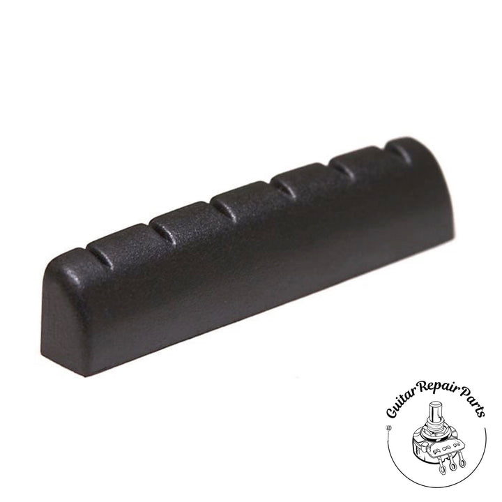 Graph Tech PT-6060-00  Black TUSQ XL Slotted Nut for Epiphone Guitars