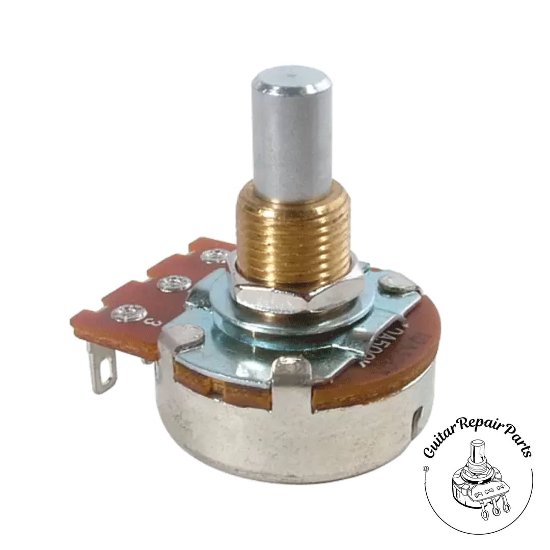 Bourns 1 Meg Low-Friction Potentiometer, Audio Taper, Solid Shaft