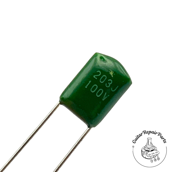 Polyester Film Tone Capacitors .02uF 100v (5 pcs)