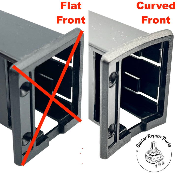 Ovation 9 Volt Battery Cartridge Holder door for Celebrity Guitars, Curved Front