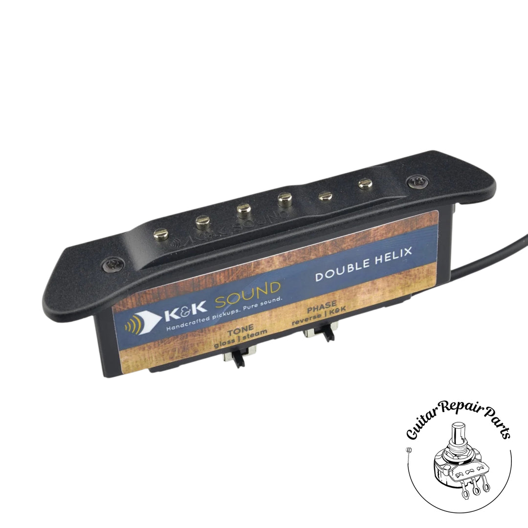 K&K Double Helix Humbucking Sound-hole Acoustic Guitar Pickup