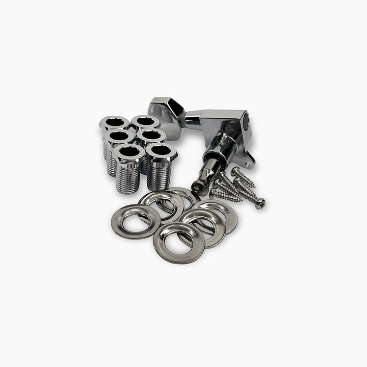 True Tune Mid-Size Tuners - 6-in-line - Chrome