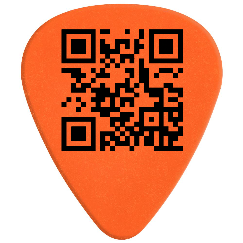 Duralin Standard Guitar Picks Light .60mm (10 pcs) - Orange