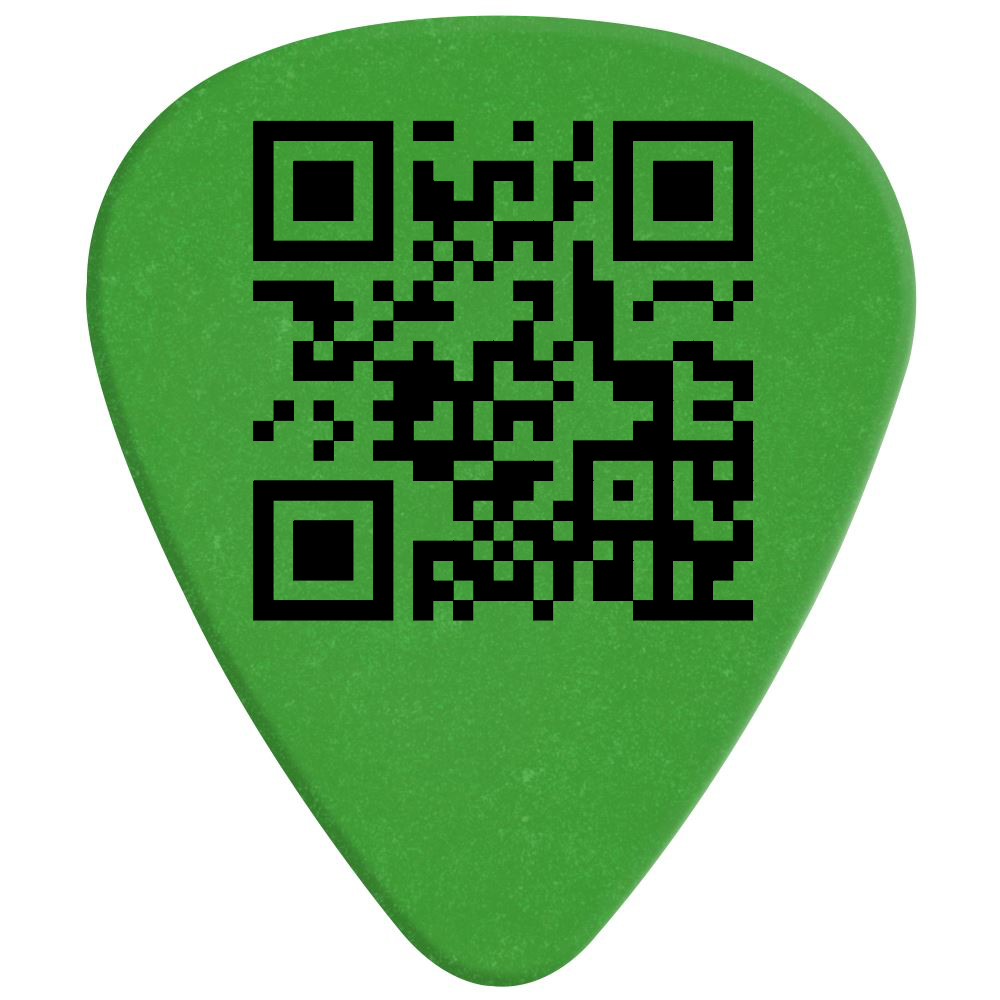 Duralin Standard Guitar Picks Medium .85mm (10 pcs) - Green