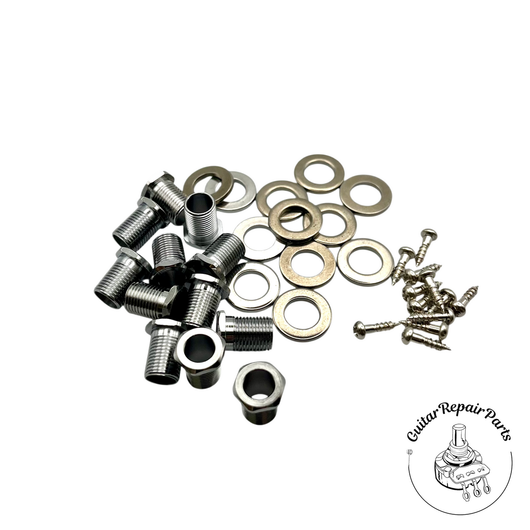 Takamine TP0523 12-String Guitar Tuning Keys (12 pcs) - Chrome