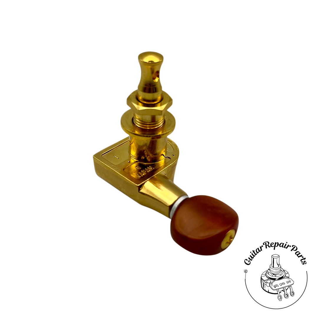 Alvarez 12-String Guitar Tuning Keys (12 pcs) - Gold w. Red Button
