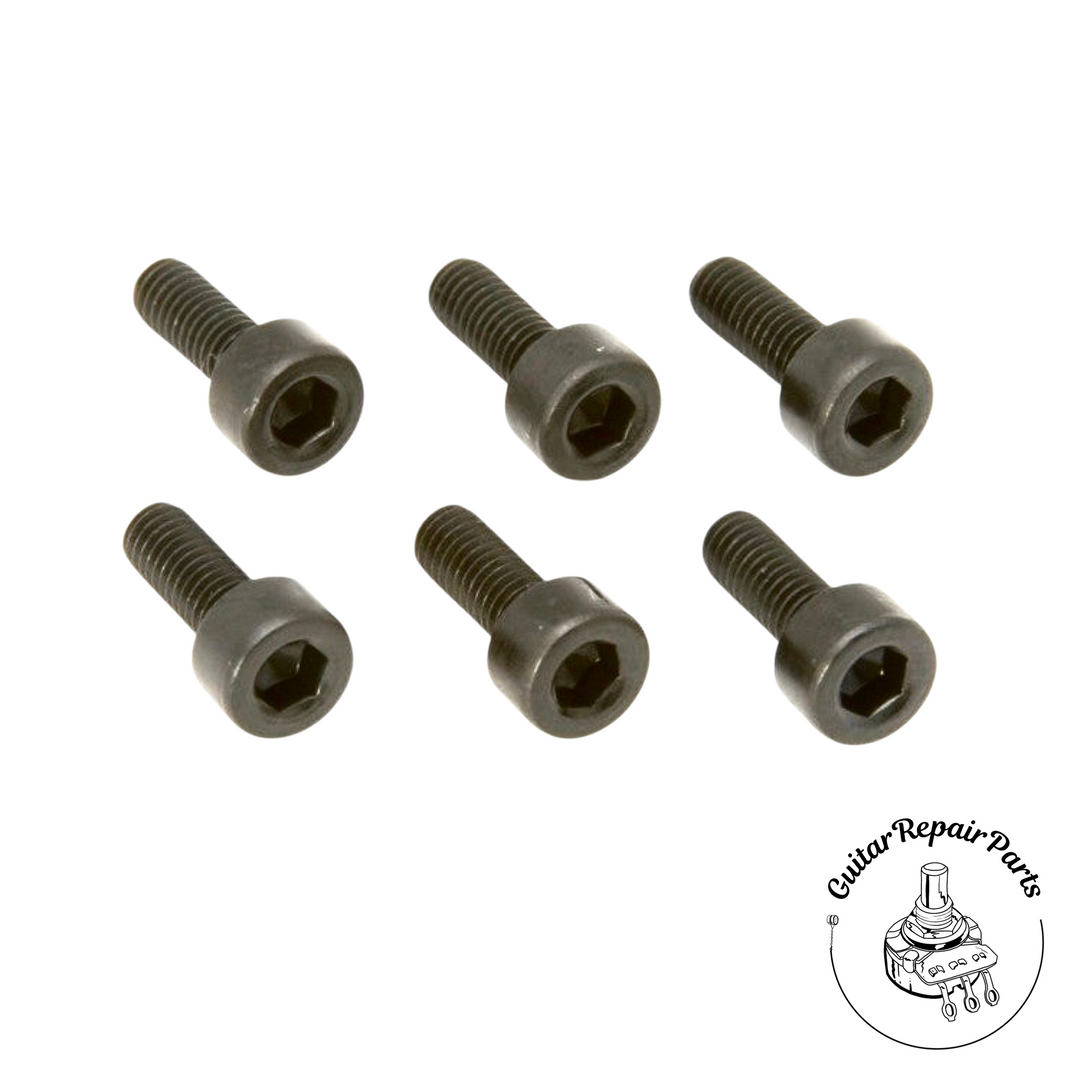 Saddle Mounting Screws For Floyd Rose Locking Tremolo (6 pcs) - Black