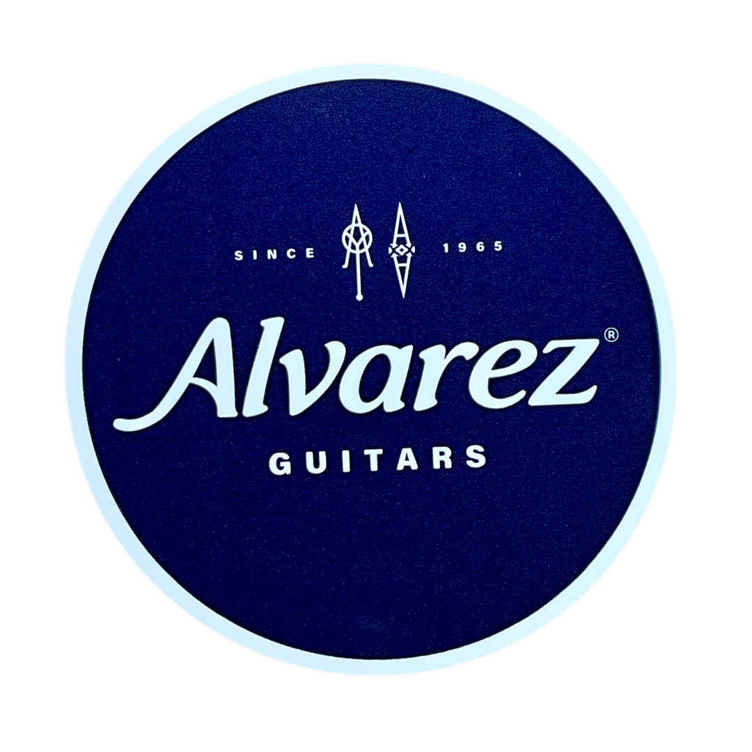 Alvarez Logo Vinyl Sticker,  4-7/8" Circle (1 pc.)