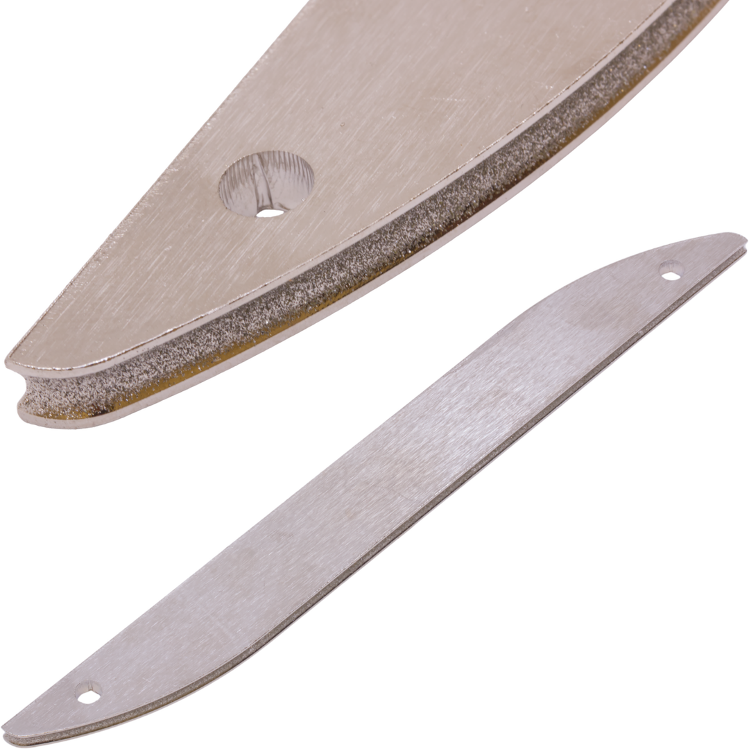 Offset Diamond File for Dressing and Shaping Frets - 300 Grit