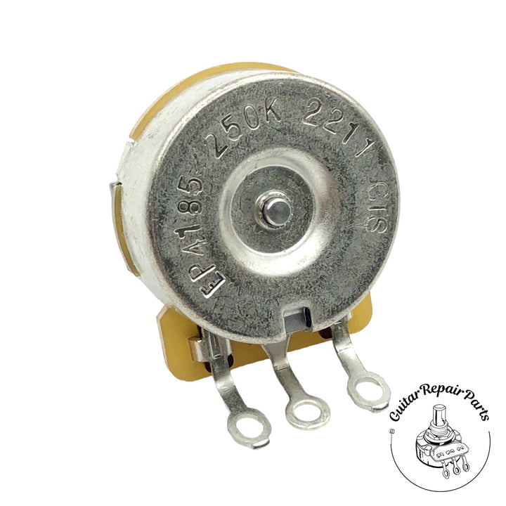 CTS No-Load 250K Potentiometer, Split-Shaft, Dimpled Back