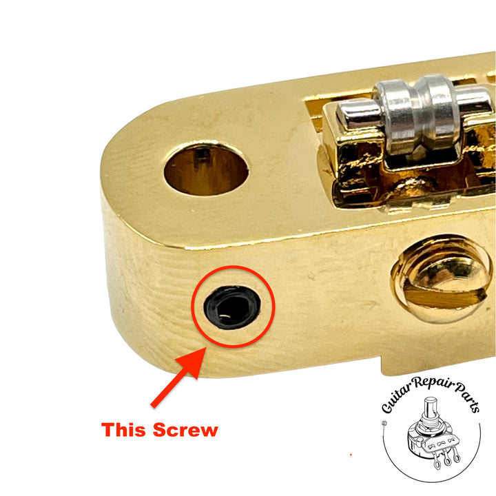 Set Screws For TonePros Locking Bridge Metric Hex M3 x 4mm (2 pcs) - Stainless