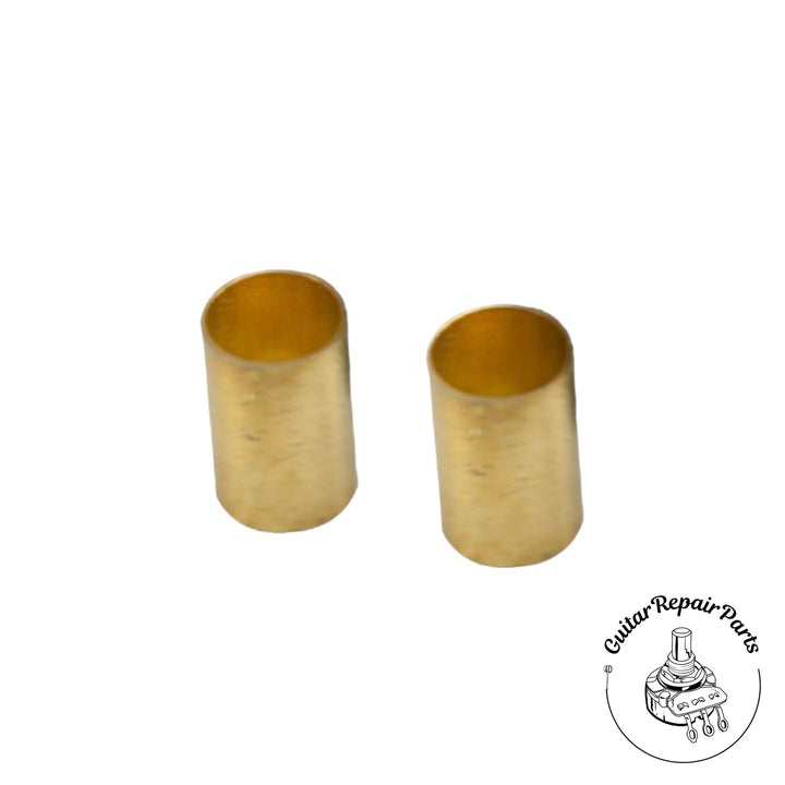 Brass Barrel Knobs, Dome Top, w. Set Screw (2 pcs) - Gold