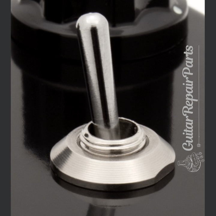 Wide Dress Nut, Threaded Through, For Mini Toggle Switches