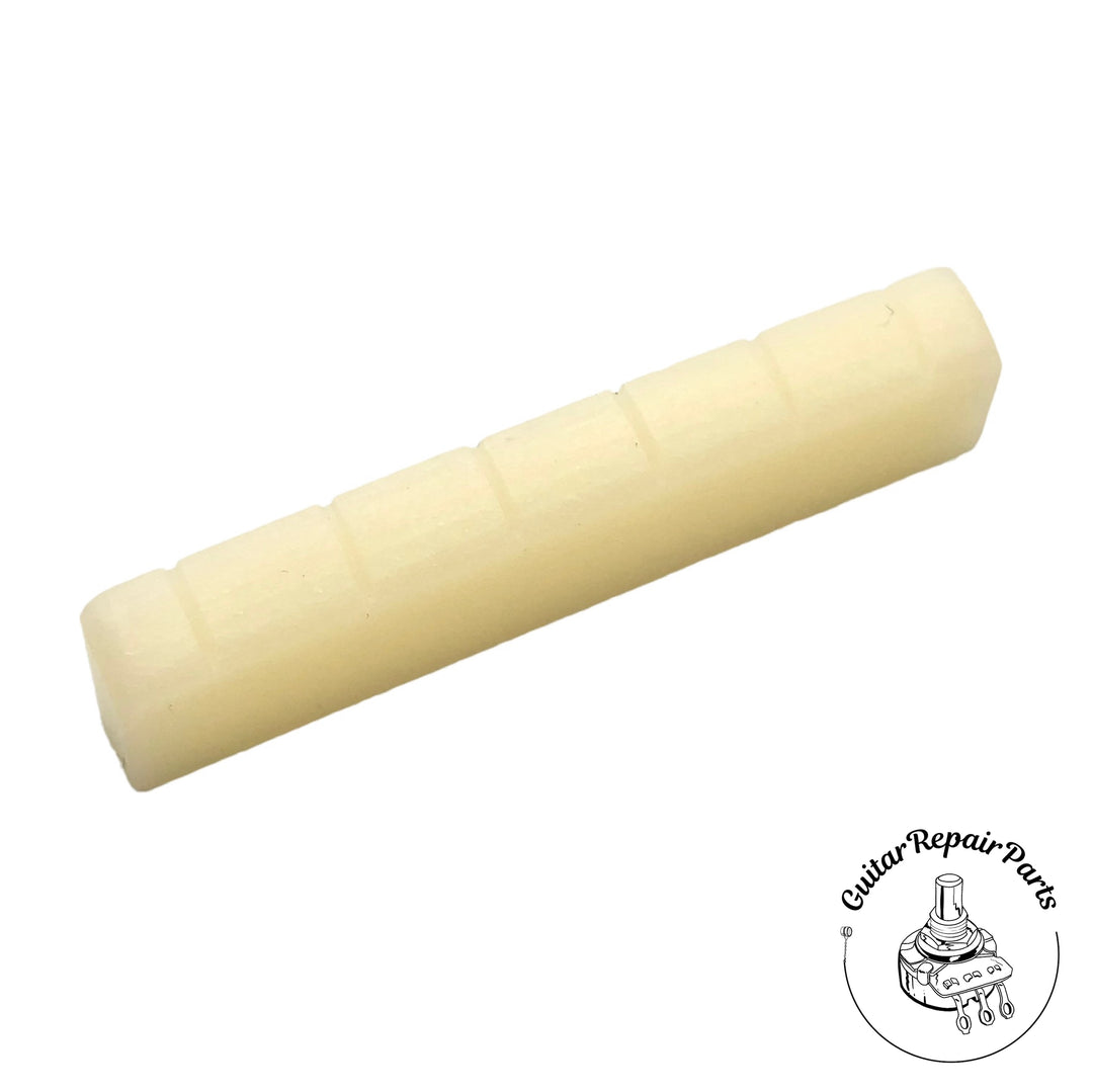 Slotted Bone Nut For Gibson Electric Guitar - Unbleached Bone