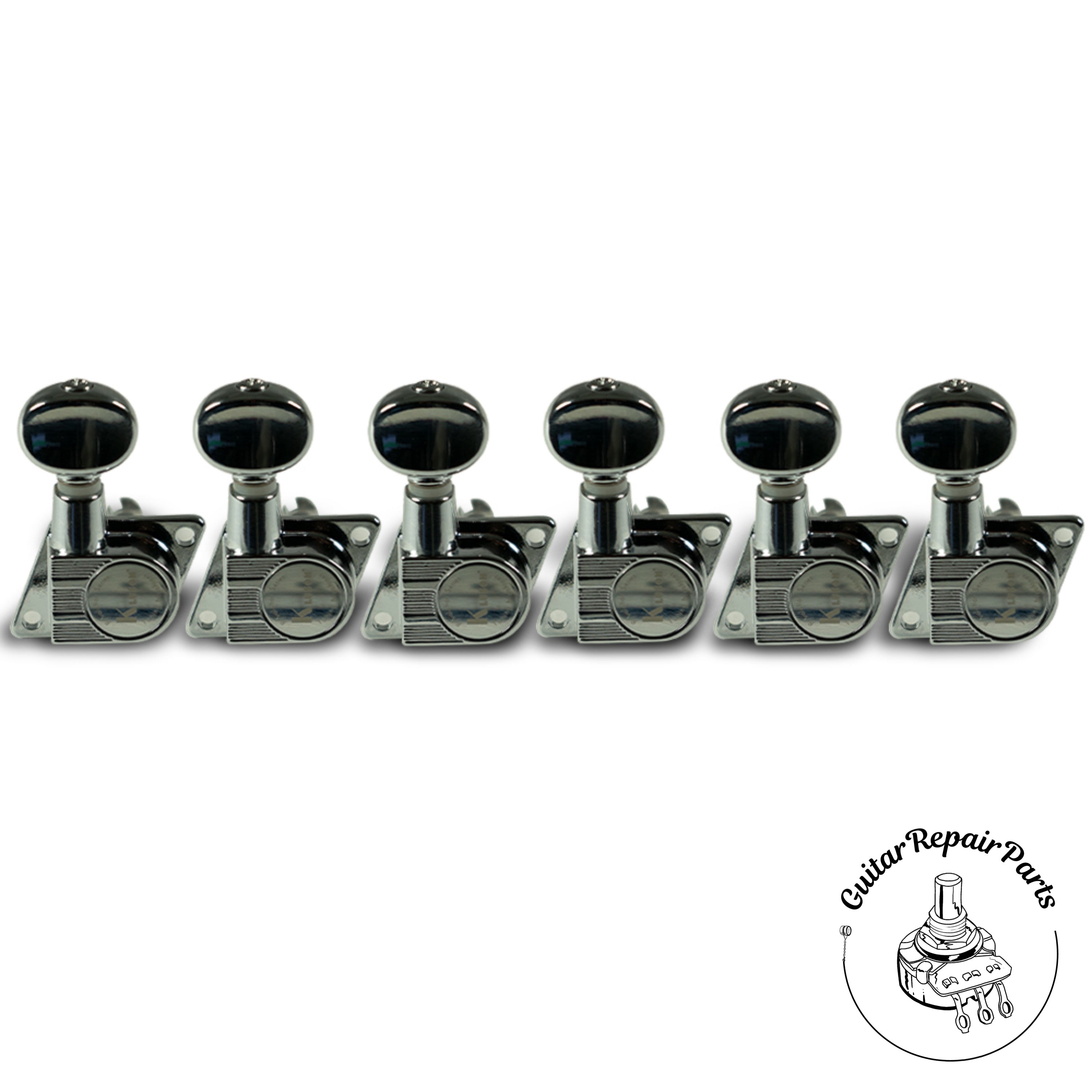 Kluson 3+3 Locking Revolution Series G-Mount Tuners - StewMac