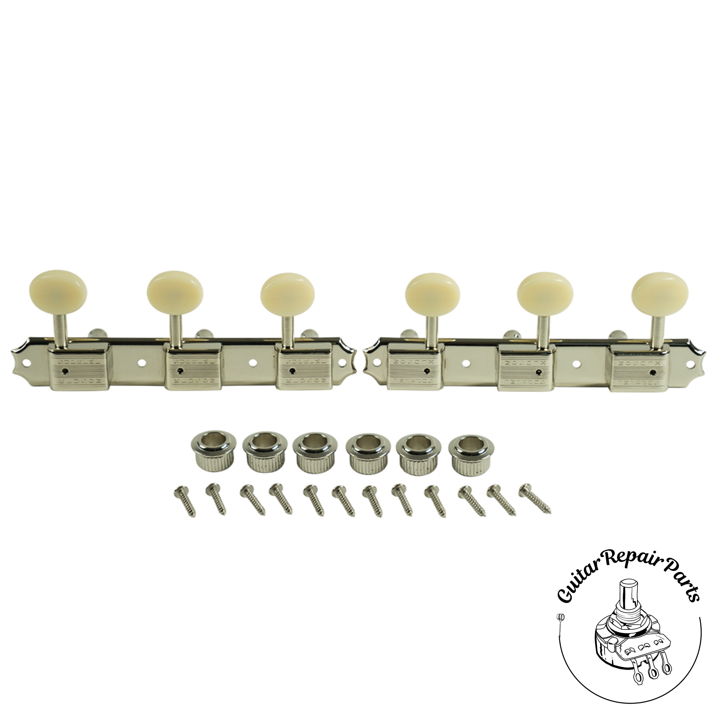 Kluson KTS-3P-NP Supreme Series Tuning Machines 3 On A Plate