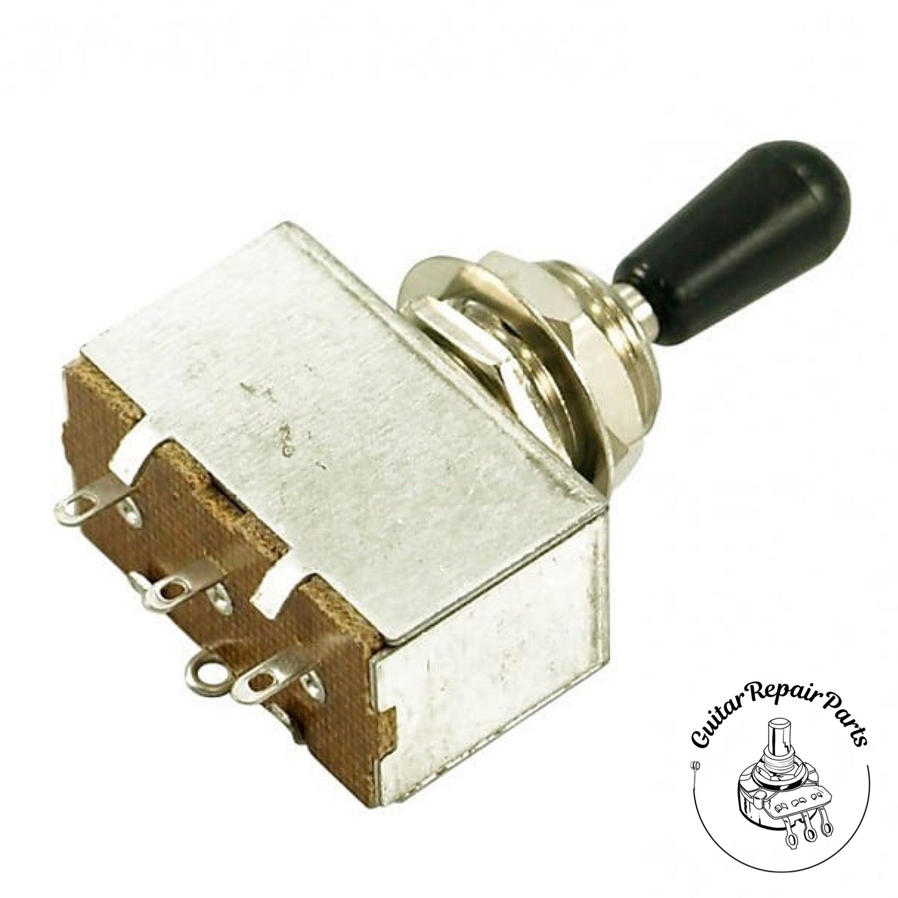 Metric 3 Position Pickup Selector Toggle Switch, Box Style - Black Tip ...