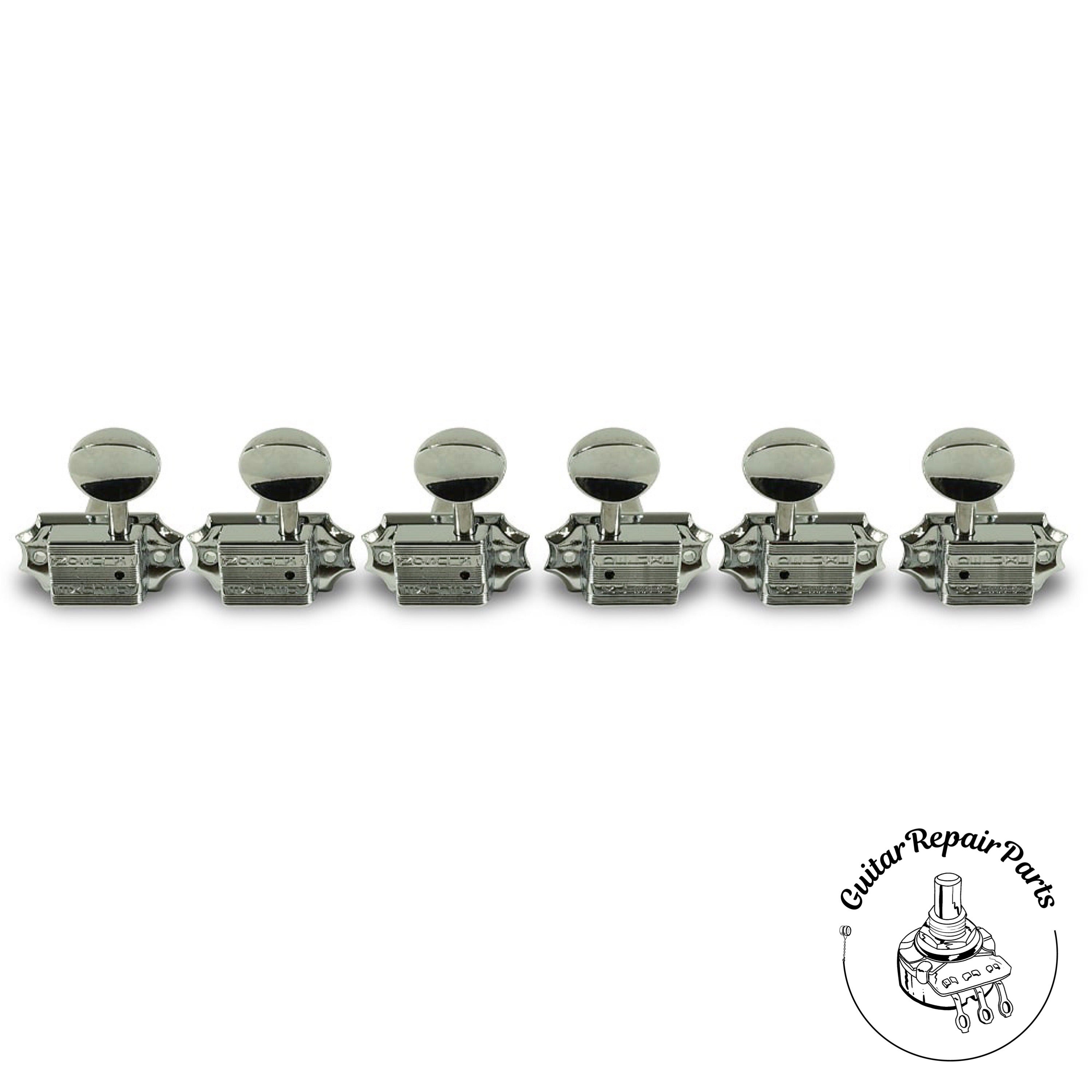 Kluson KVD-3-CMDR Diecast Tuning Machines, 3x3, Screw-in Bushing