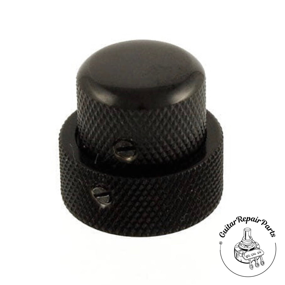 Stacked Concentric Control Knobs for CTS / SAE Pots - Black