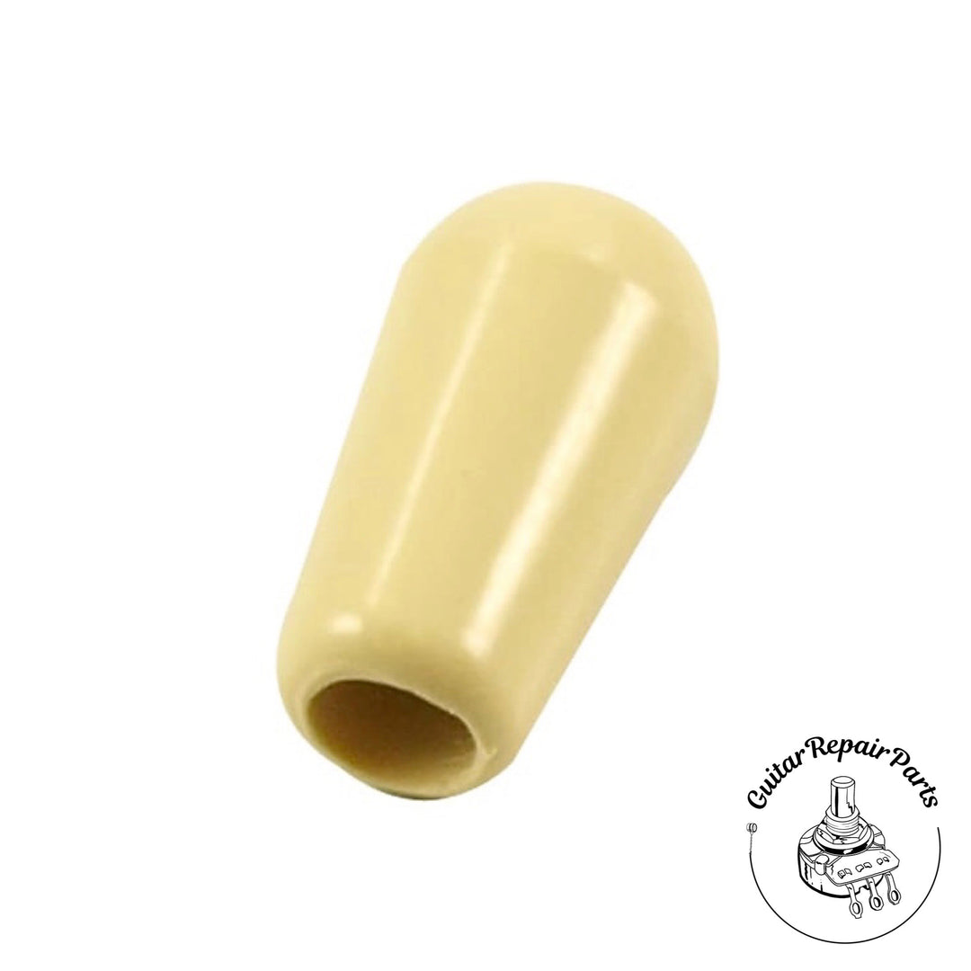 Plastic Switch Tip for Pickup Selector Toggle - Cream