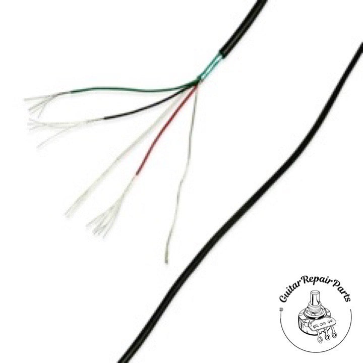 Gavitt Shielded Pickup Cable 4 Conductor Wire (1' ft)