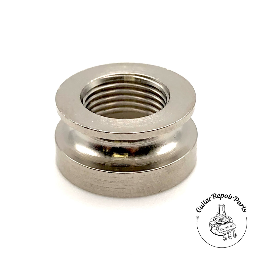 Strapnut Acoustic Endpin Jack Strap Button, SAE 3/8-32 - Chrome