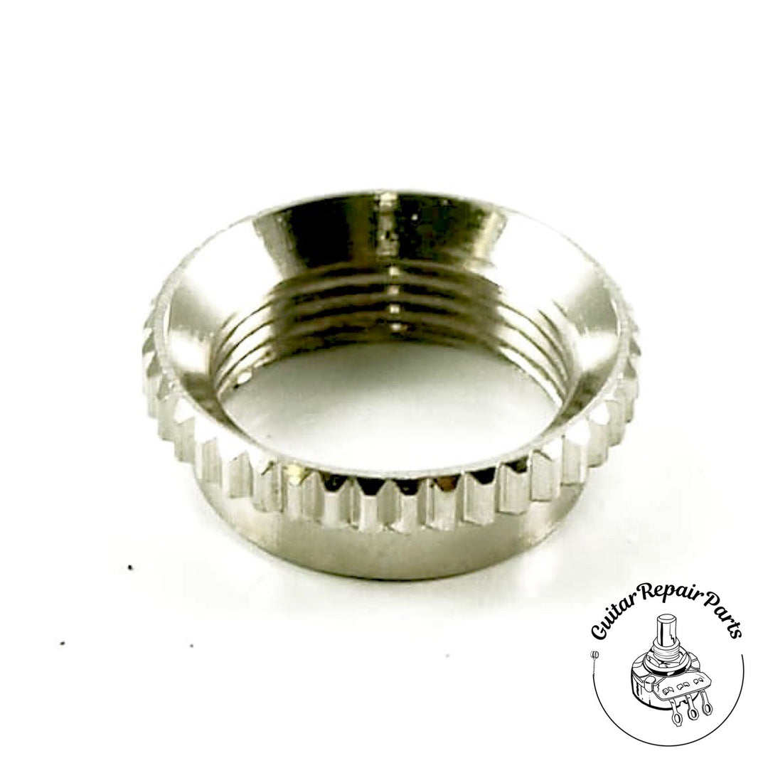 Extended Deep Round Nut For Switchcraft / SAE Thread Toggle Switches - Nickel