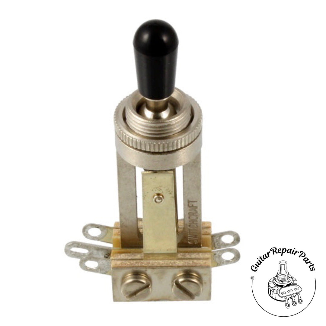 Switchcraft 3 Position Pickup Selector Toggle Switch, Straight / Tall - Nickel