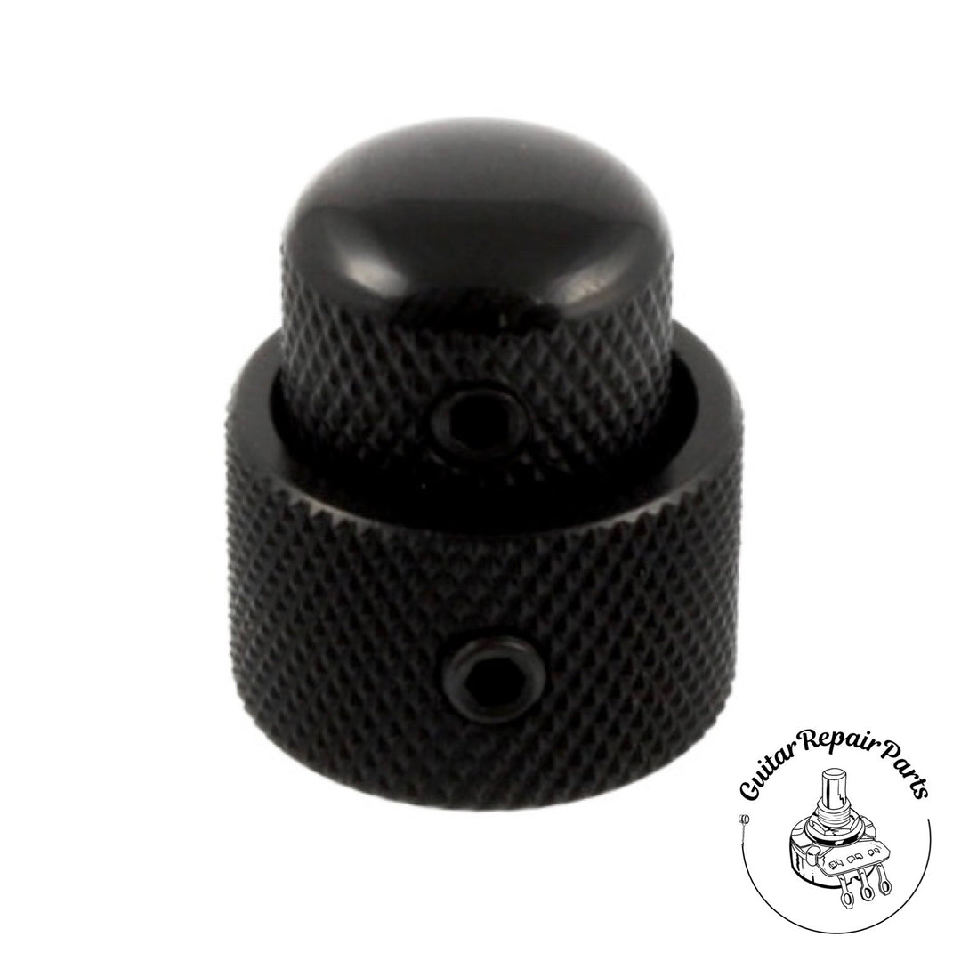 Stacked Concentric Control Knobs For Metric Pots - Black