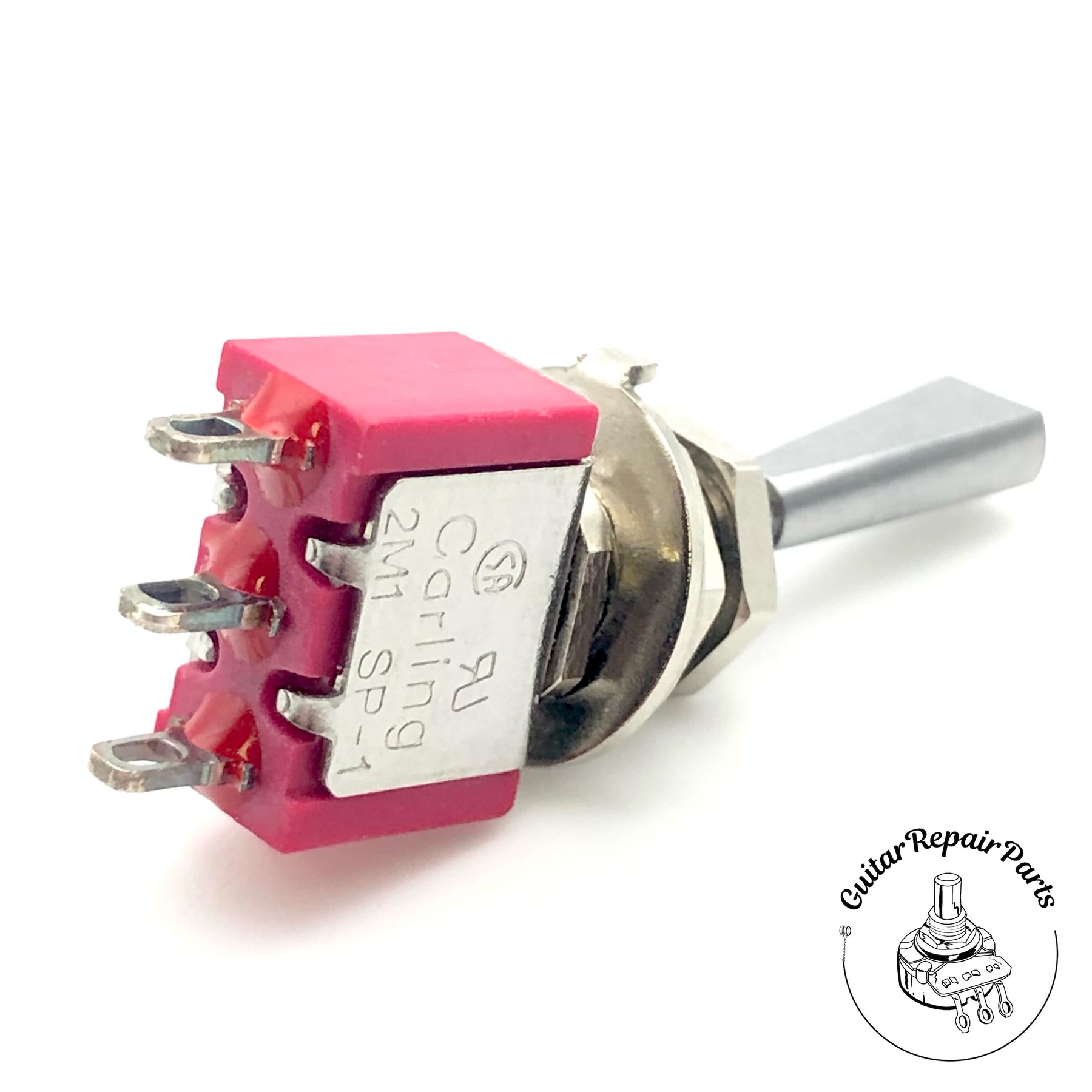 Carling Technologies 2M1 SP5 T1 B1 M1QE Toggle Switch, 5 A, 2 A, 20V, SPDT, 10 Milliohms, Solder Lug, 2M Series