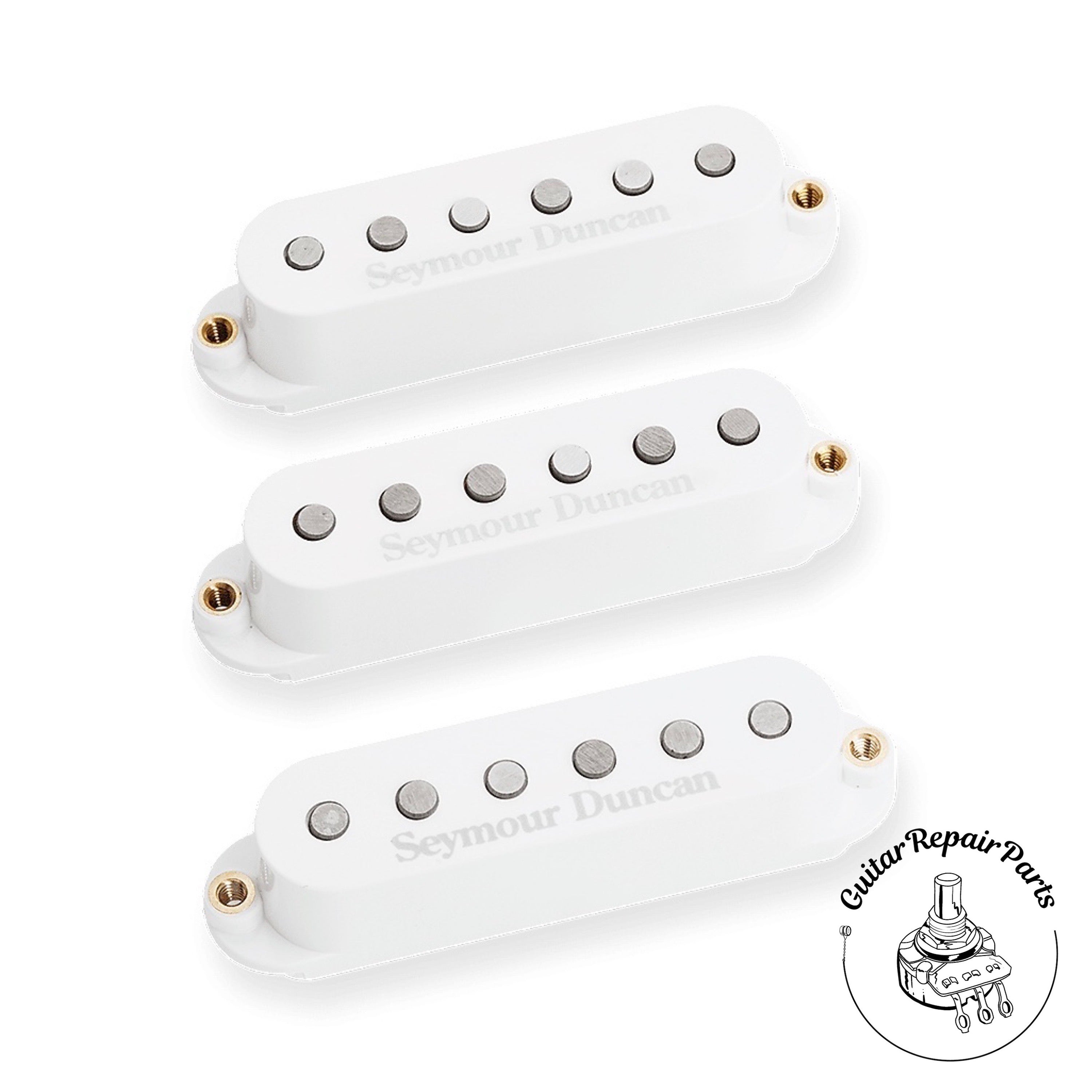 Seymour Duncan STK-S4 Classic Stack Plus Noiseless Stratocaster Pickup Set  - White