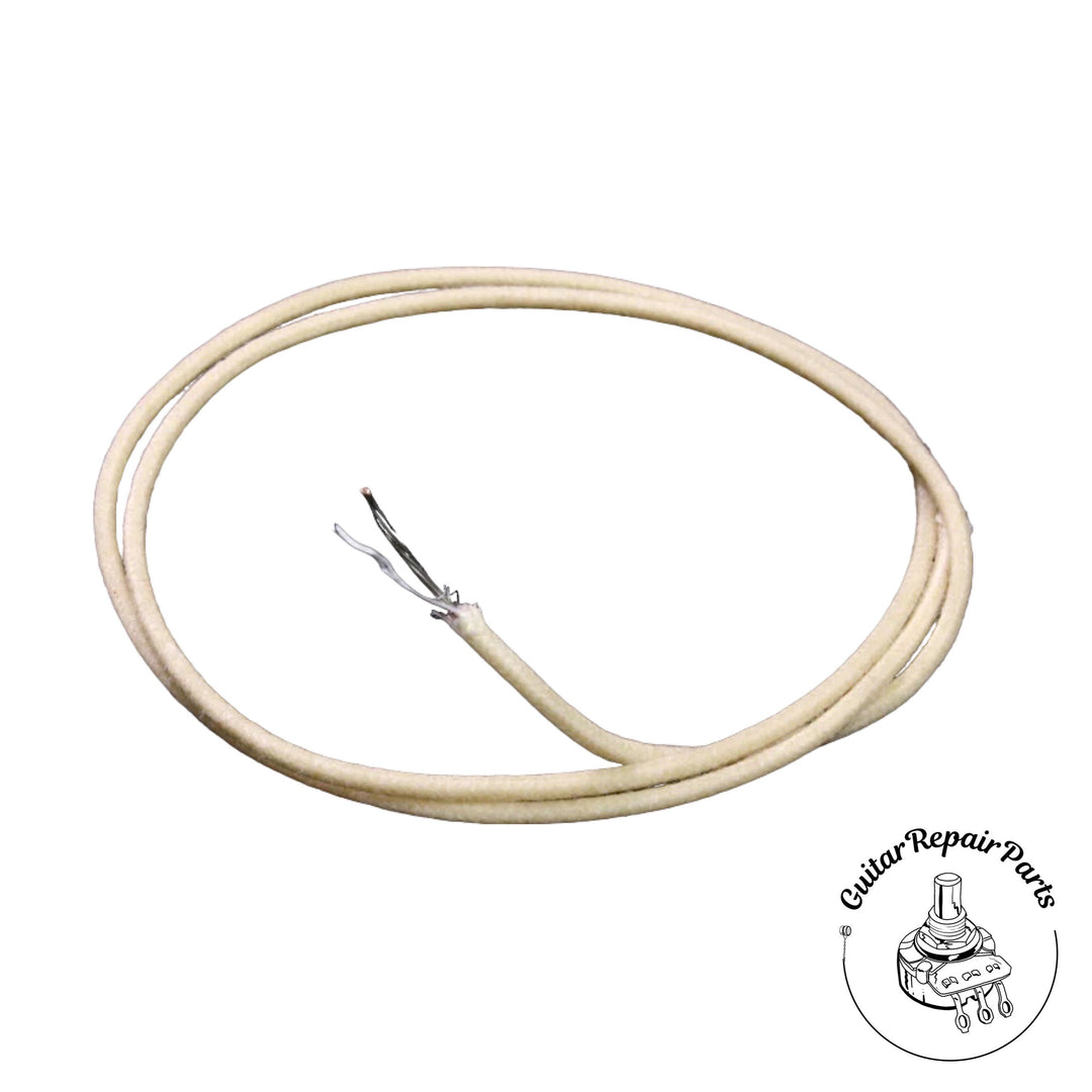 Cloth Push-Back Hookup Wire, Stranded, 22AWG (1' ft) - White