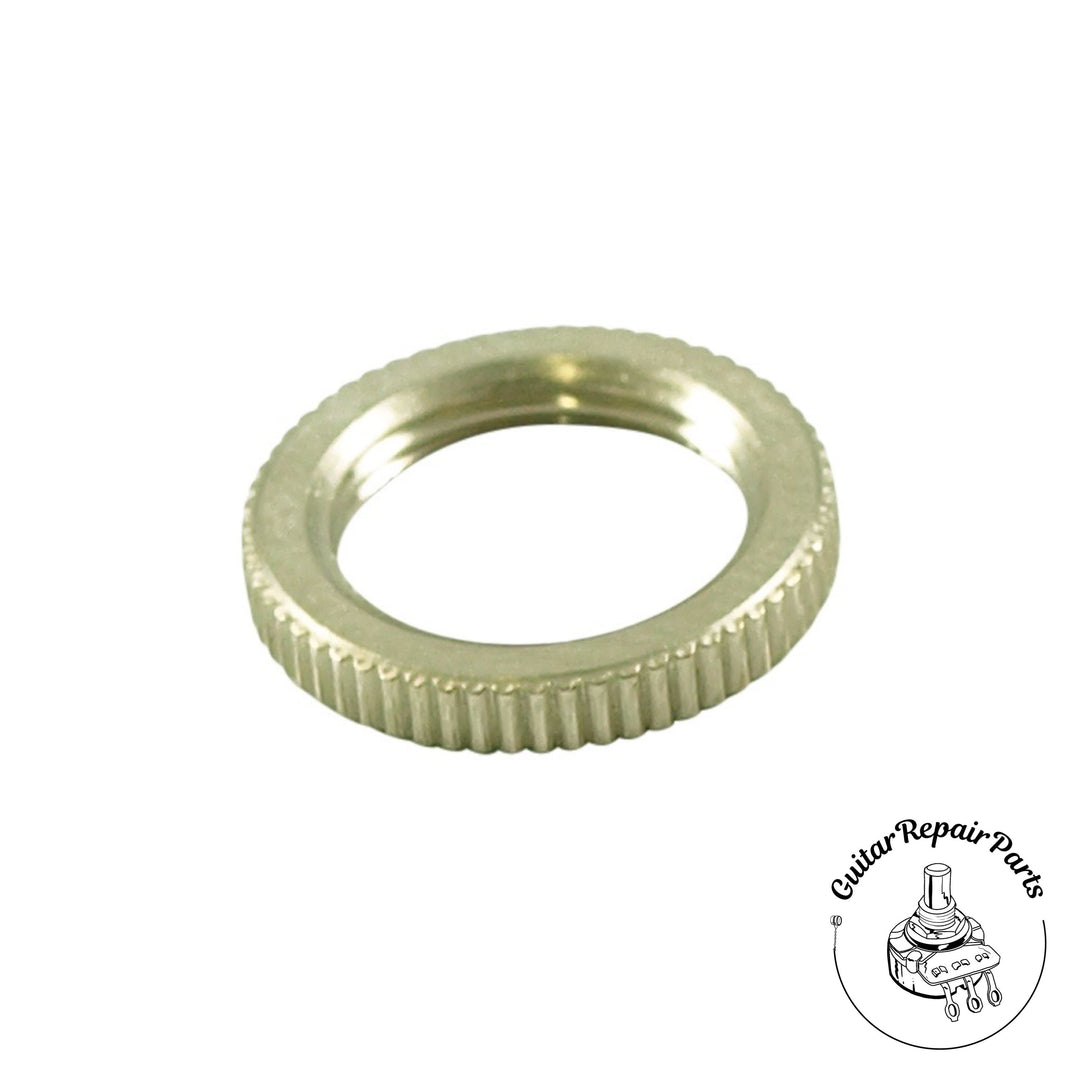 Switchcraft Knurled Nut For Toggle Switches SAE Thread (1 pc)- Nickel
