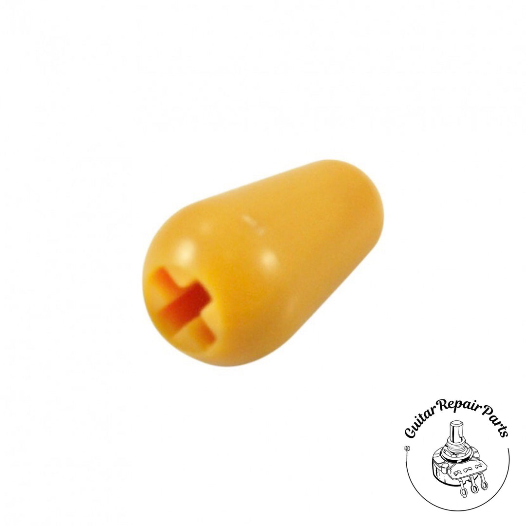 Plastic Blade Pickup Selector Switch Tip, Strat Style -  Amber