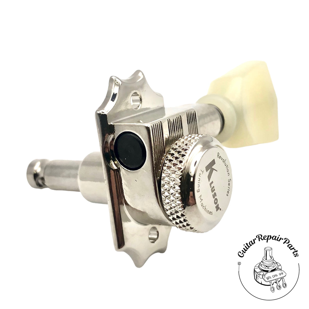 Kluson KRGL-3-NP Revolution G-Mount Locking Tuning Machines - Nickel