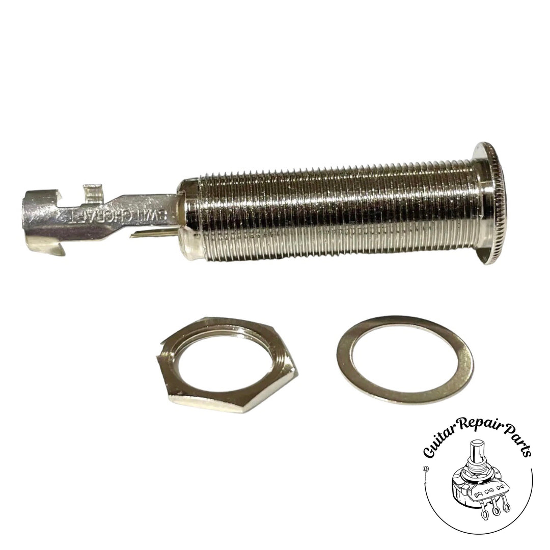 JACK STEREO ORIGINALE TIPO SWITCHCRAFT #152B 1/4 PER CHITARRA ACUSTICA JACK STEREO ORIGINALE TIPO SWITCHCRAFT #152B 1/4 PER CHITARRA ACUSTICA