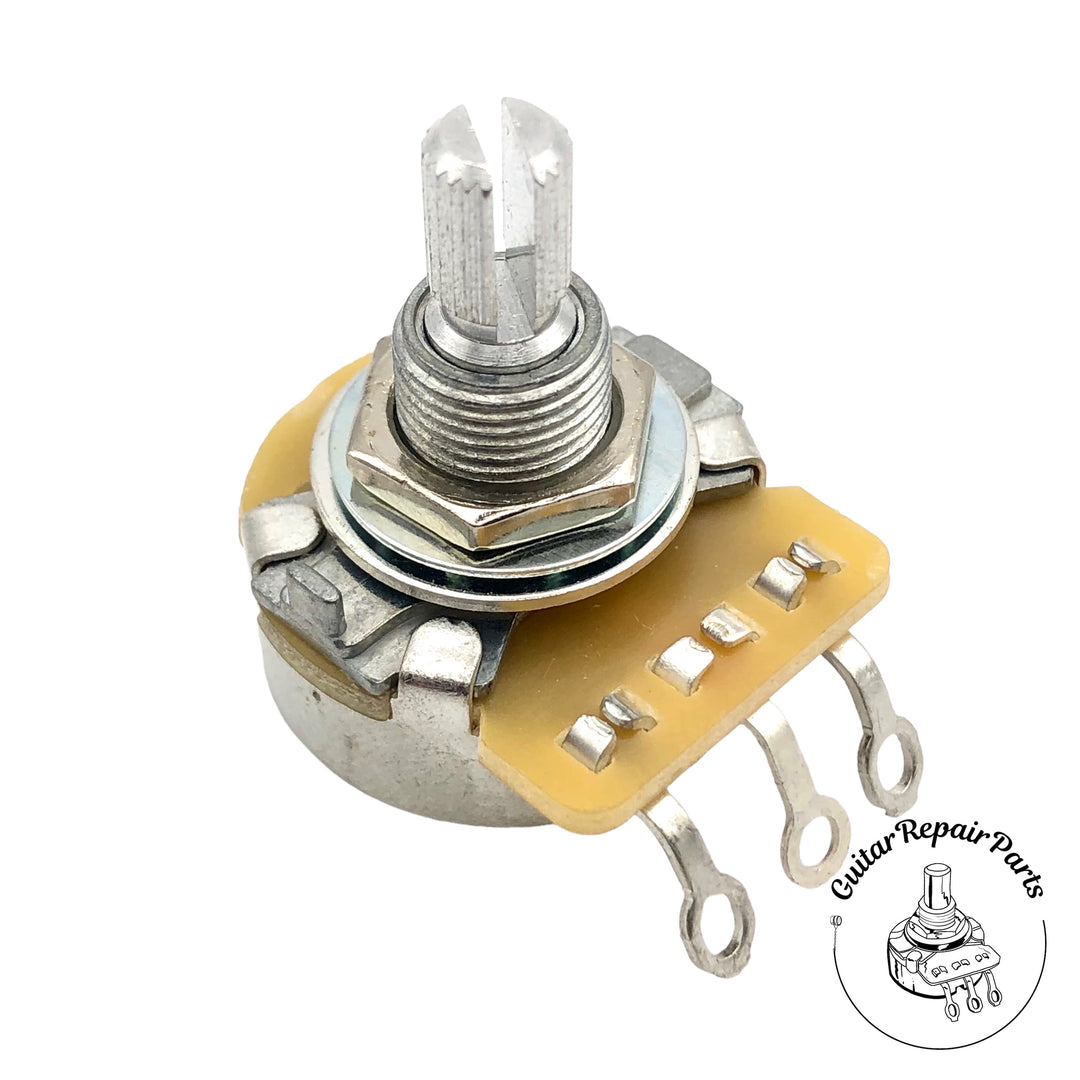 CTS No-Load 250K Potentiometer, Split-Shaft, Dimpled Back