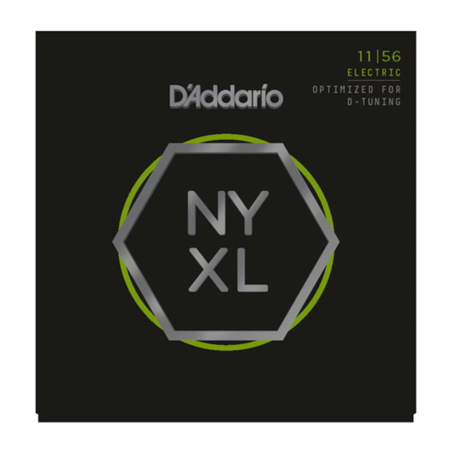 D'Addario NYXL1156 Electric Guitar Strings, Medium Top / Extra-Heavy Bottom