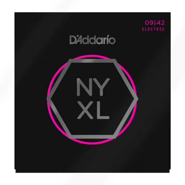 D'Addario NYXL0942 Nickel Wound Electric Guitar Strings, Super Light